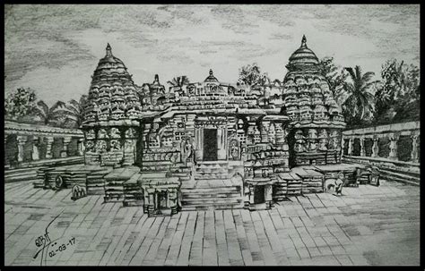 temple sketch